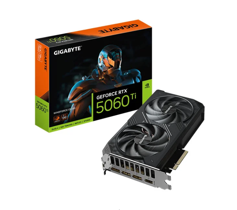 Card màn hình Gigabyte RTX 5060 Ti WINDFORCE OC 8GD