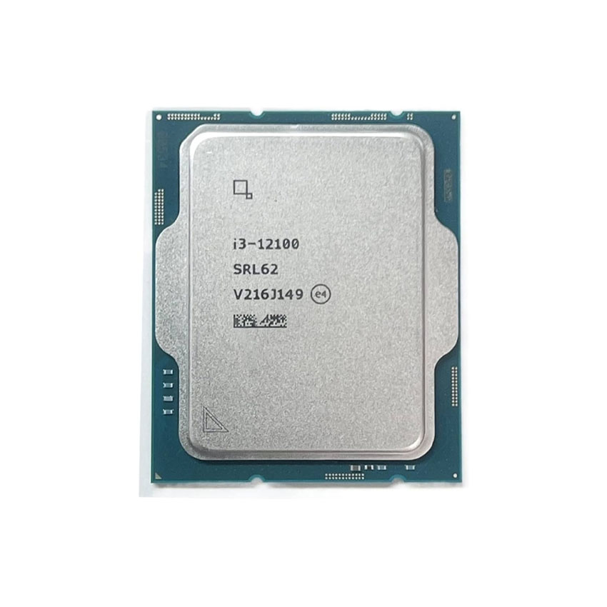 CPU Intel Core i3-12100 TRAY NEW(Open box)(3.3GHz turbo Up to 4.3GHz, 4 Nhân 8 Luồng, 12MB Cache, 58W)